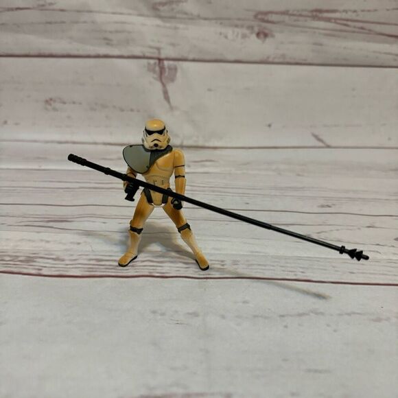 Star Wars Trilogy The Power Of The Force Dewback And Sandtrooper 1997 Kenner - Picture 9 of 10